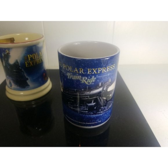 Polar Express 3D Raised Coffee Cup and Polar Express Train Ride Mug - Picture 6 of 9